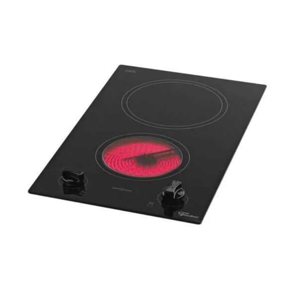 COCINA ENCIMERA 2H VITROCERAMICA 35CM FISCHER