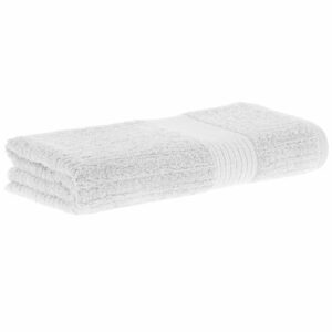 TOALLA BAÑO ACANALADO 480G BLANCO 70X140CM BUDDEMEYER