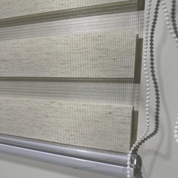 CORTINA ROLLER ZEBRA DUO LINO BEIGE 250X160CM - Imagen 4