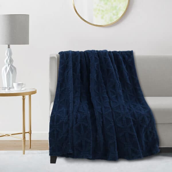 MANTA SHERPA AZUL JQ 125X150CM HB - Imagen 2