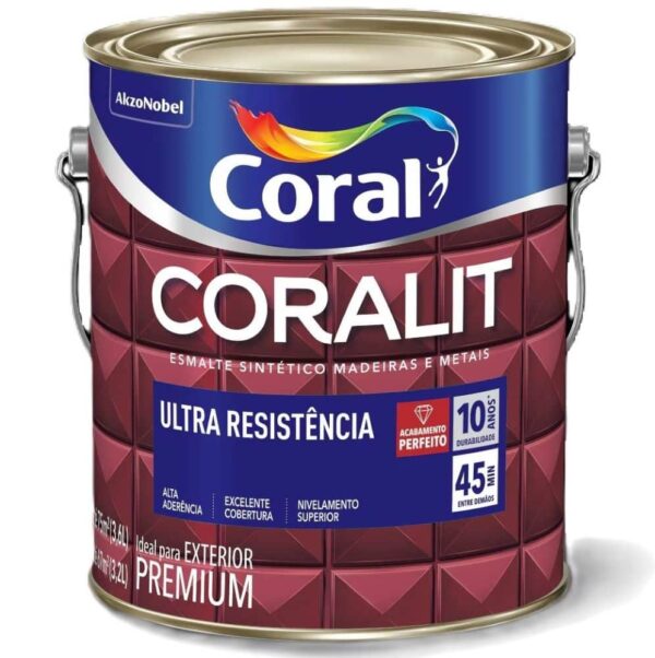 CORALIT ULTRA RESIST ALTO BRILLO GRIS MEDIO 3.6L