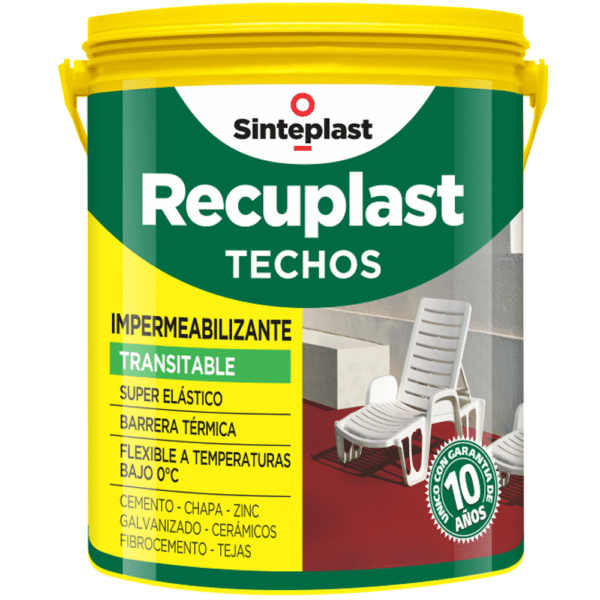 IMPERM TECHOS RECUPLAST CERAMICO 10L