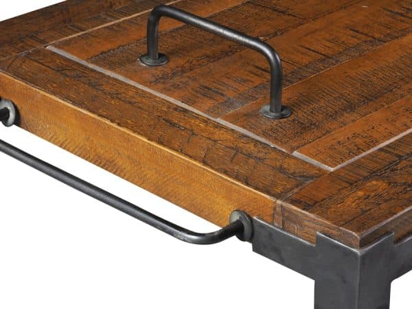 BAR CARRO LENOX RUSTIC BROWN66X41X75CM RENAR - Imagen 2
