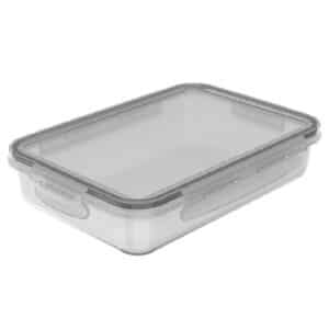 TAPER PLASTICO RECTANGULAR CLICK NATURAL 870ML OU