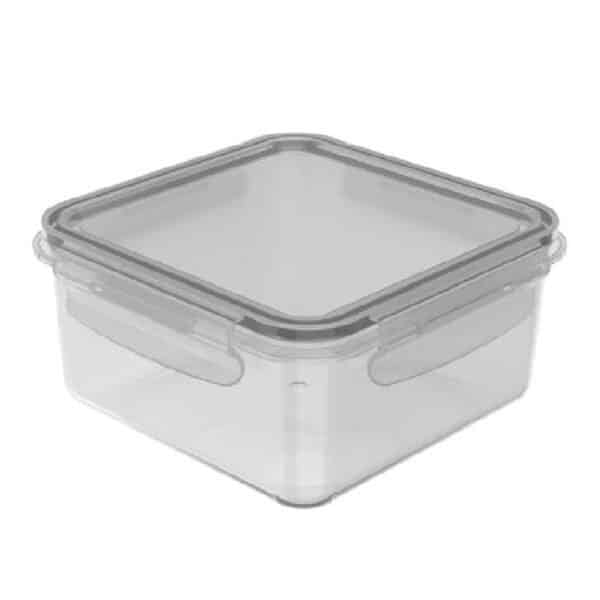 TAPER PLASTICO CUADRADO CLICK NATURAL 800ML OU