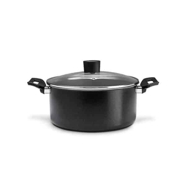 CACEROLA C/TAPA EBONY NEGRO 2.65L BRINOX