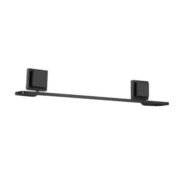 PORTA TOALLA BAÑO METAL ELEGANCE NEGRO 50CM ARTHI