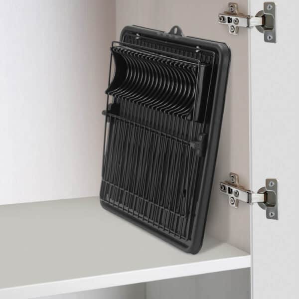 ESCURRIDOR P/15 RETRAIBLE PLATOS NEGRO 36X35CM ARTHI - Imagen 3