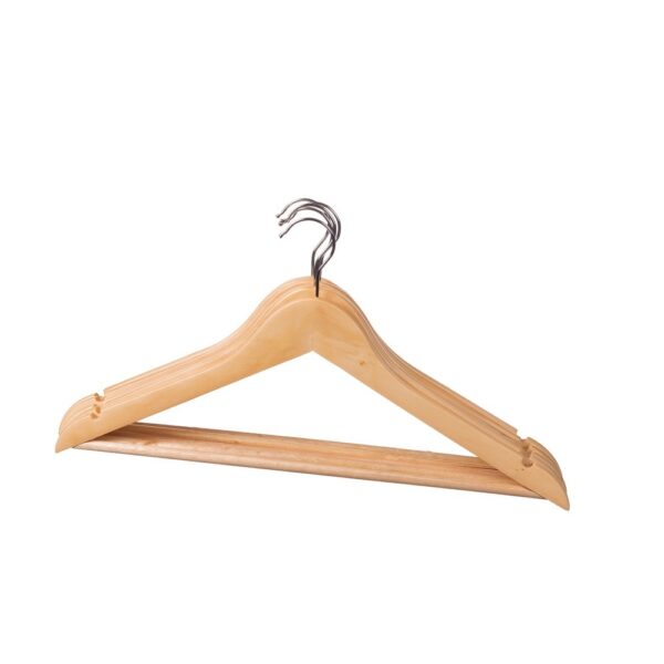 SET 6 GANCHOS DE ROPA MADERA 43X21CM  ADTREND