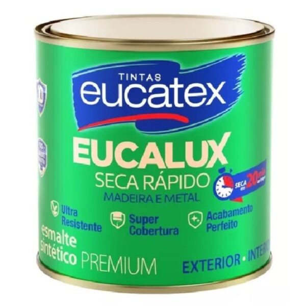 ESMALTE SECADO RAPIDO BRILLO ALUMINIO 3.6L EUCALUX