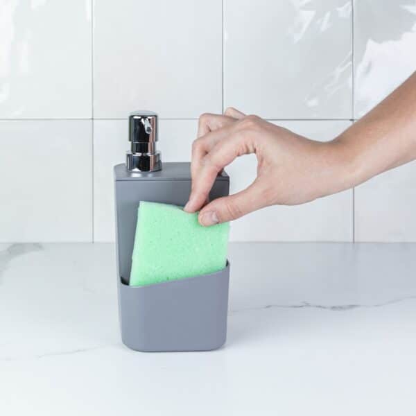 DISPENSADOR LAVA VAJILLA GRIS TRIUM PLUS 650ML OU - Imagen 2