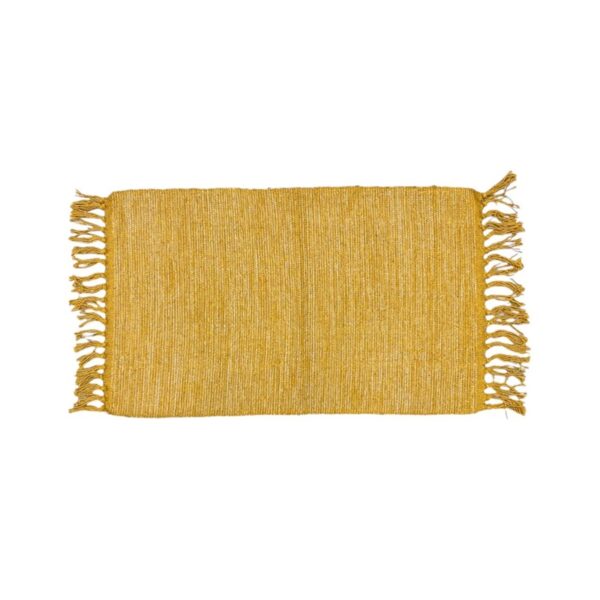ALFOMBRA ALGODON INDIA MOSTAZA GAYA 45X70CM HOME STYLE
