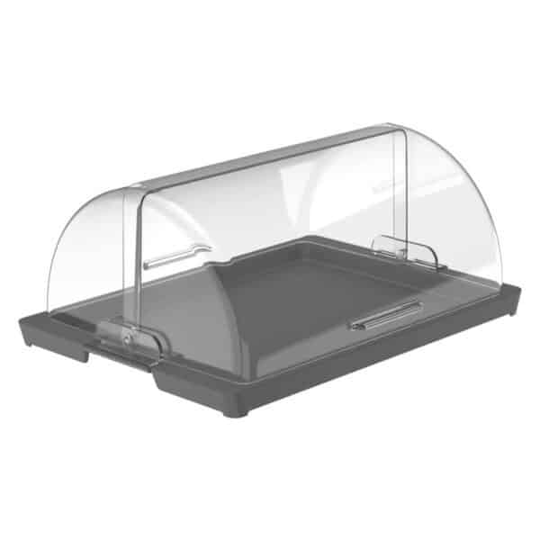 PORTAPAN PLASTICO 35X24.5X15CM VITRO GRIS OU