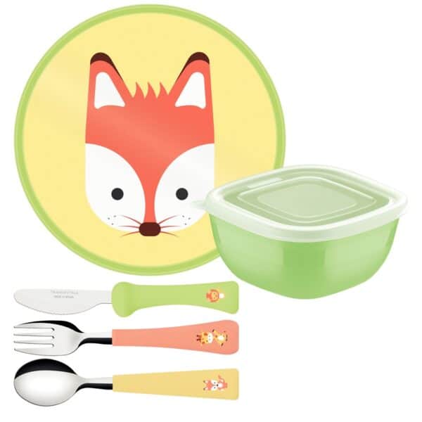 SET MERIENDA 5 PZAS INFANTIL BABY FRIENDS TRAMONTINA