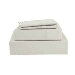 JUEGO SABANAS 180H 2 PLAZAS BEIGE LUXURY HOME