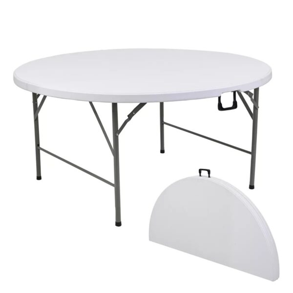 MESA REDONDA BLANCA 1.52M SOL GARDEN