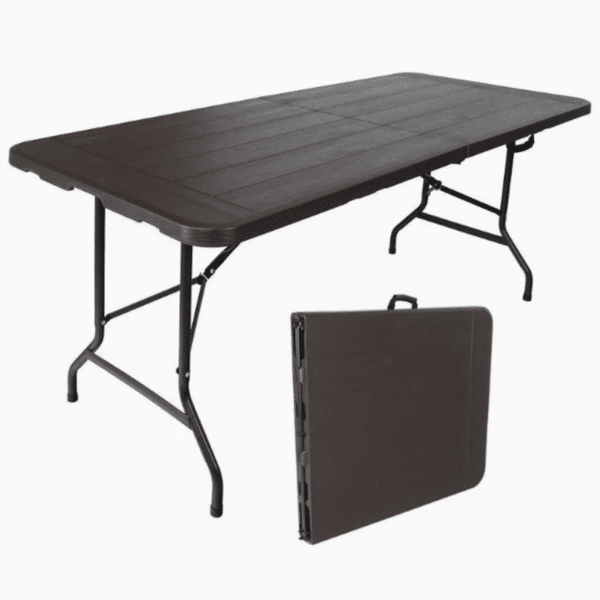 MESA PLEGABLE GRIS 1.8M SOL GARDEN - Imagen 2