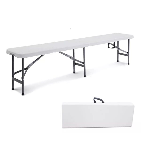 BANCO PLEGABLE BLANCO 1.8M SOL GARDEN