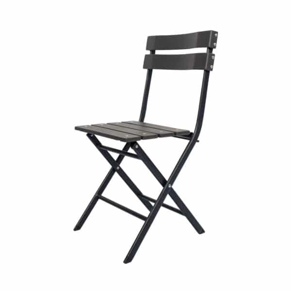 SILLA PLEGABLE PLASTICA GRIS SOL GARDEN