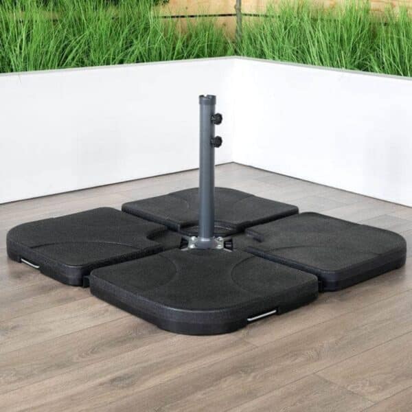 BASE P/SOMBRILLA PLAST RELLENABLE 60L NEGRA SOL GARDEN - Imagen 2