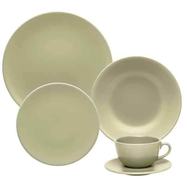 JUEGO DE VAJILLA CERAMICA OLIVA 20PCS OXFORD