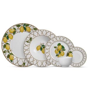 JUEGO VAJILLA 20P CERAMICA SICILIANO ALLEANZA