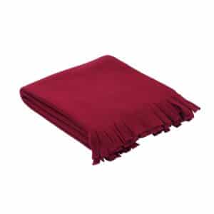 MANTA POLAR FLECOS GUINDO 120X150CM HOME BEAUTY