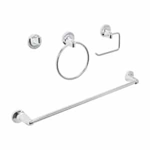 KIT DE ACCESORIOS 4 PIEZAS AQUA INOX FOSET