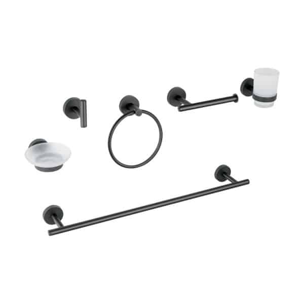 KIT DE ACCESORIOS 6 PIEZAS TUBIG NEGRO FOSET