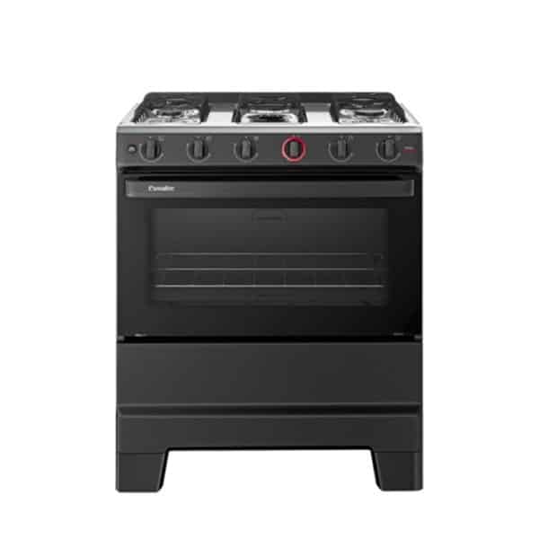 COCINA 5H INOX IDEAL SUPER NEGRA ESMALTEC - Imagen 3