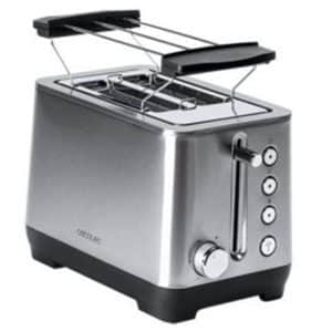TOSTADORA DE PAN 2 REBANADAS 1000W INOX CECOTEC